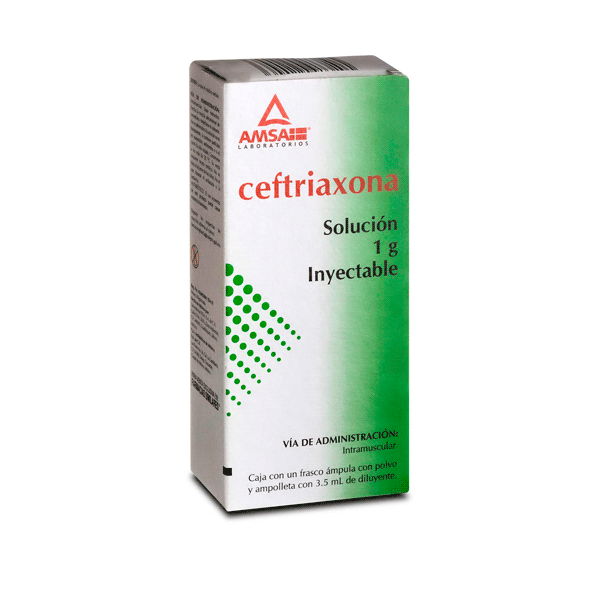 Ceftriaxona inyección