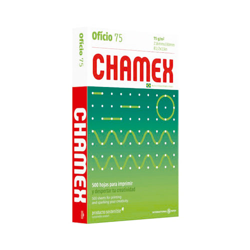 CAJA DE PAPEL P/FOTOC.CHAMEX OF.DE 10 RESMAS