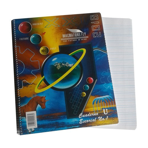 CUADERNO 70 H. “U”#1 C/ESPIRAL D/LINEAS