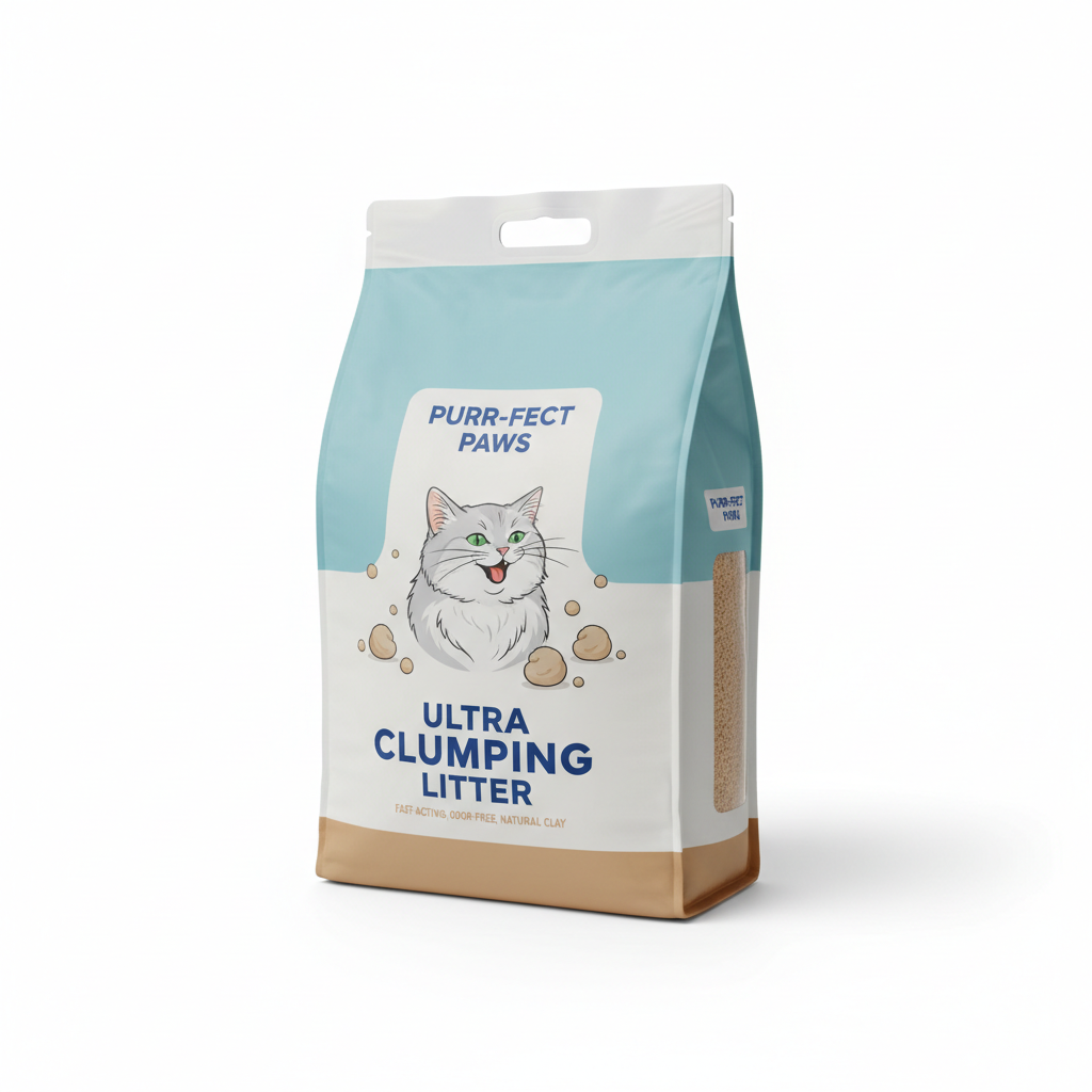 Arena aglomerante para gatos